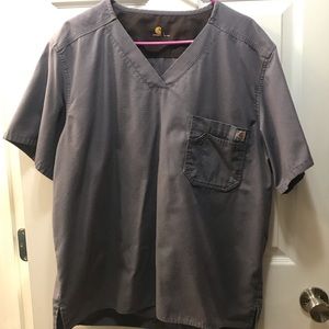 Carhartt large men’s gray scrub top